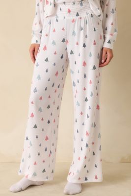 Z Supply White Multi Dawn Tree Pajama Pants