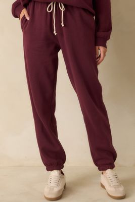 Z Supply Merlot Red Stadium Jogger