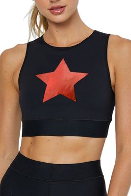 Lux Essential Star Knockout Level Crop Top