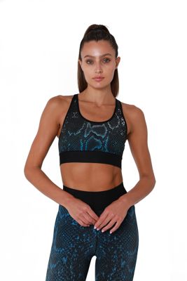 Get It Fast Exclusive Ombre Python Terrain Bra