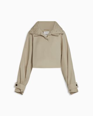 Cropped Parka - Taupe