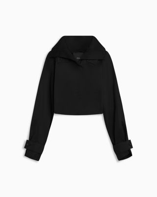 Cropped Parka - Black