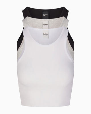 Raw Hem Rib Tank Bundle