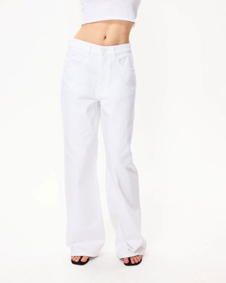 Classic Low Rise Denim - White