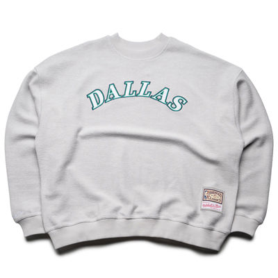 Politics X Dallas Mavericks X Mitchell & Ness Crewneck - Grey