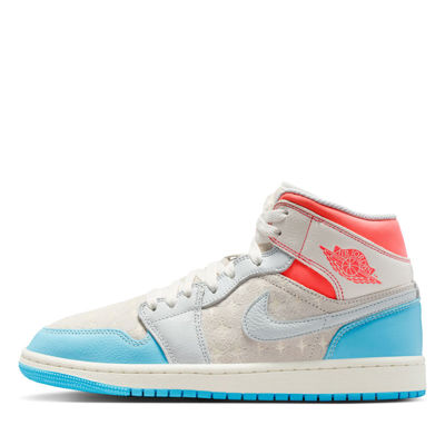 Women's Air Jordan 1 Mid - Sail/Blue Chill