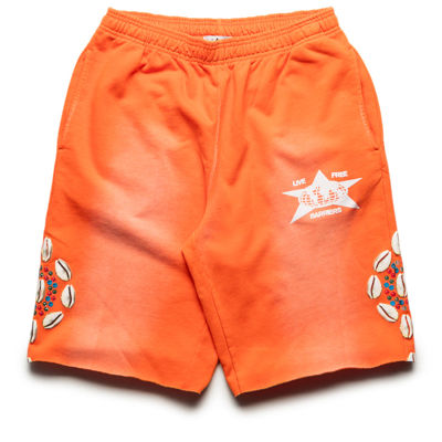 Barriers Worldwide Cowrie Shell Sweatshort - Orange