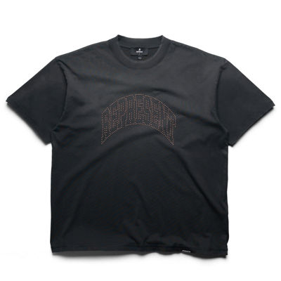 Represent Embellished Tee - Stained Black