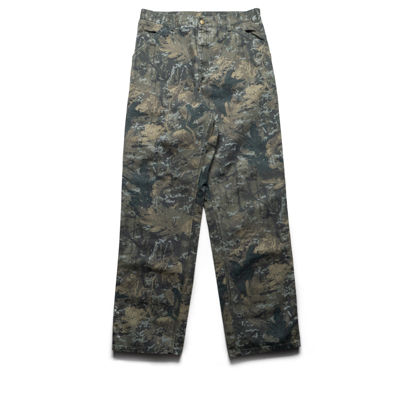 Carhartt Wip Single Knee Pants - Camo Combi/Green