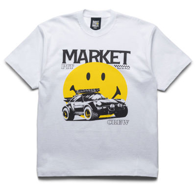 Market Smiley All Four Tee - White