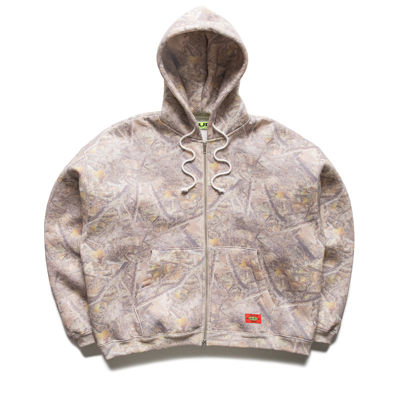 Supervsn Studio RT Camo Zip Hoodie - Park Camo White