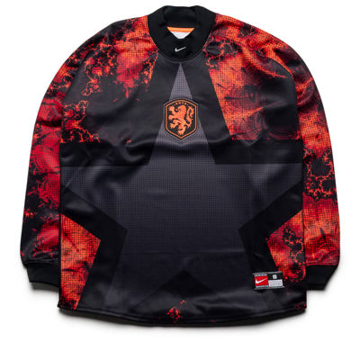 Nike Netherlands Authentic Goalkeeper Jersey - Black/Hyper Crimson