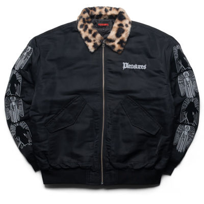 Pleasures Angel Demon Flight Jacket - Black