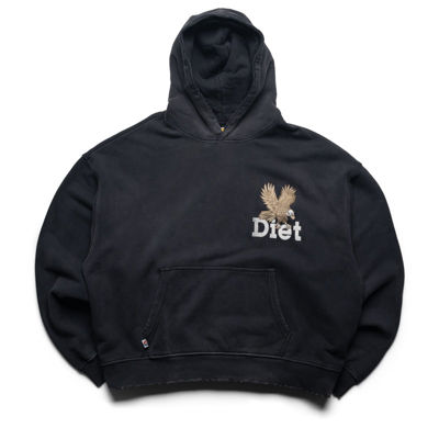 Diet Starts Monday Winged Eagle Hoodie - Vintage Black