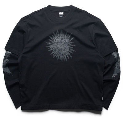 Babylon Twofer L/S Tee - Jet Black/Multi