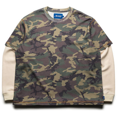 Awake NY Waffle L/S Tee - Camo