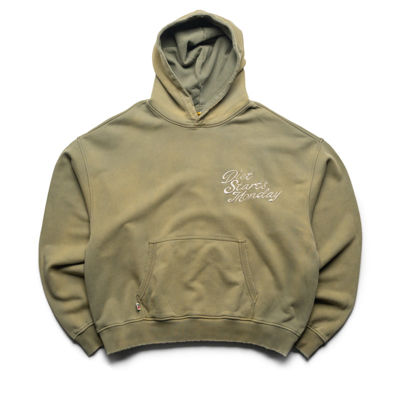 Diet Starts Monday Sunset Hoodie - Washed Olive