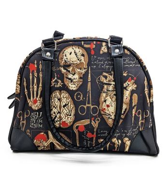 Medical Morbidity Leatherette Bowler Bag