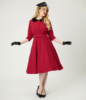 Heart MY Closet Red Stella Swing Dress