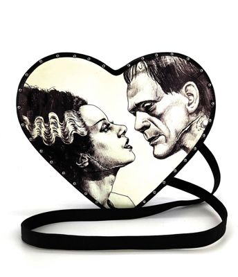 Glow In The Dark Frank & Bride Heart Backpack