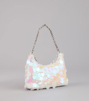Disco Dreams Sequin Shoulder Bag