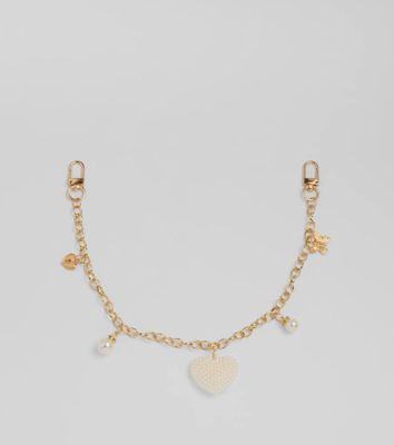 Heart And Charm Bag Chain