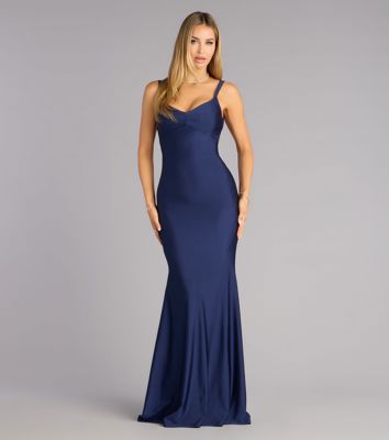 Trish Open Back Mermaid Formal Dress