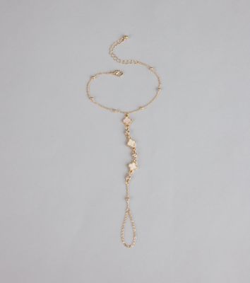 Lucky Link Clover Hand Chain