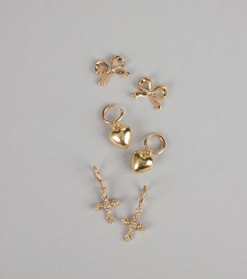 Sweet Sparkle Trio Earring Set