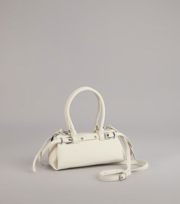 Chic Plans Buckle Strap Mini Handbag