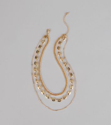 Link Up Layered Necklace