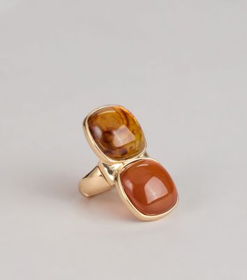 Caught Your Eye Statement Stone Stretch Ring
