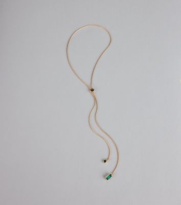 Hint Of Glamour Slider Necklace