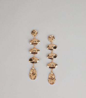 Polished Impact Sculpted Statement Earrings