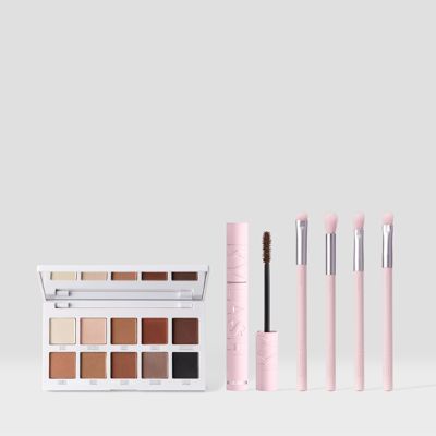 Eyeshadow Brush & Classic Matte Palette & Kylash Mascara Bundle