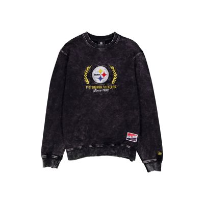 Pittsburgh Steelers Throwback Washed Crewneck