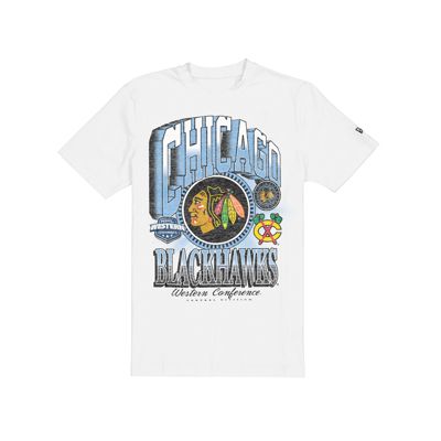 Chicago Blackhawks Sport Classics Dimensional White T-Shirt