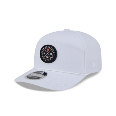 San Francisco Giants Circle Logo White Split Panel 9seventy Stretch-Snap Hat