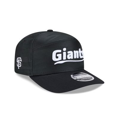San Francisco Giants Black Camo Split Panel 9seventy Stretch-Snap Hat
