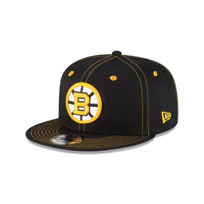 Boston Bruins Gold Stitched 9fifty Snapback Hat