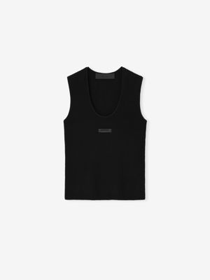 Womens Waffle Tank