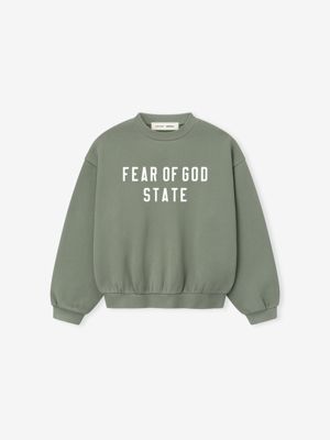 Kids 90S Fleece Crewneck