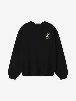 Embroidered Merino Crewneck Sweater