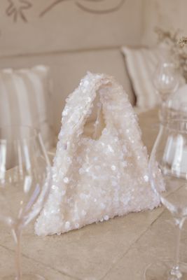 Ashlyn Sequin Bag - Champagne