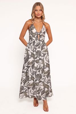 Bray Midi Dress - Vineyard Green