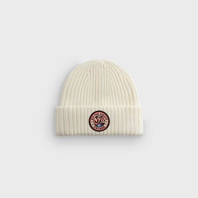 Kith & New Era For The New York Rangers Centennial Knit Beanie - Sandrift