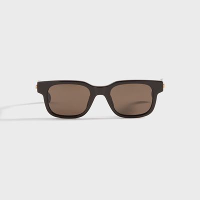 Bottega Veneta Square Sunglasses - Brown