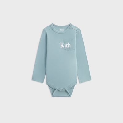 Kith Baby Long Sleeve Quinn Bodysuit - Reef