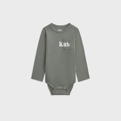 Kith Baby Long Sleeve Quinn Bodysuit - Machine