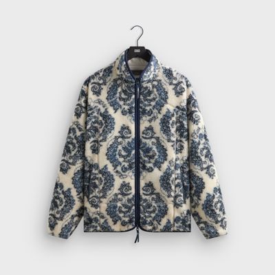 Kith Damask Floral Sherpa Harper Jacket - Sandrift